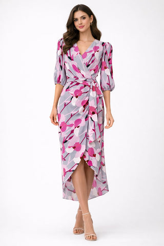 Floral Wrap Dress