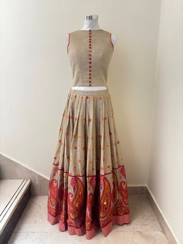 Indowestern Skirt Set