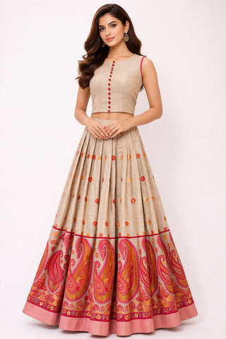 Indowestern Skirt Set
