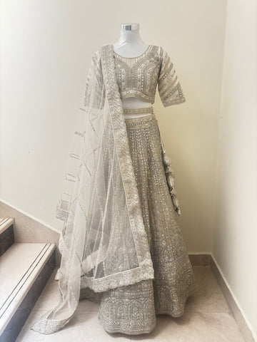 Ivory Lehenga RYWELV