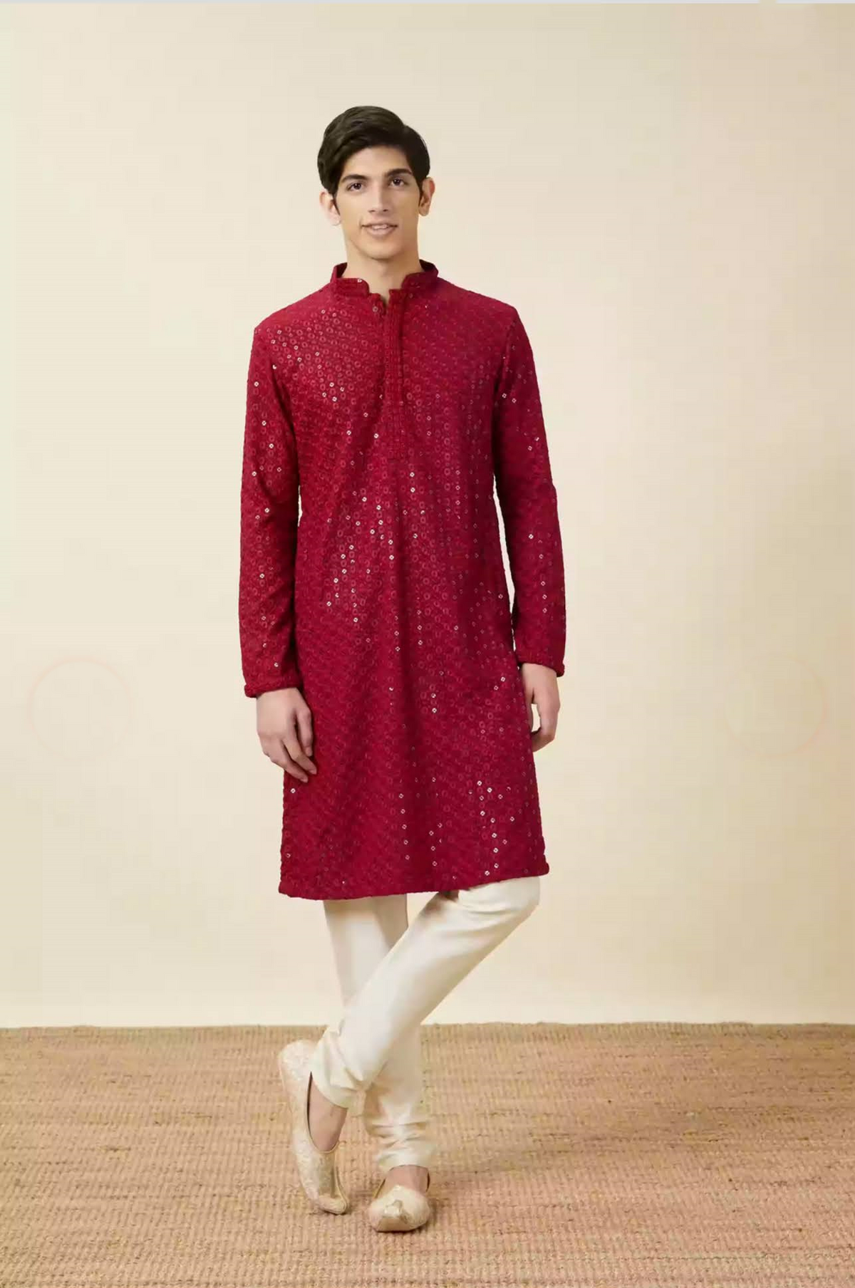 Indian Chikankari Kurta Set