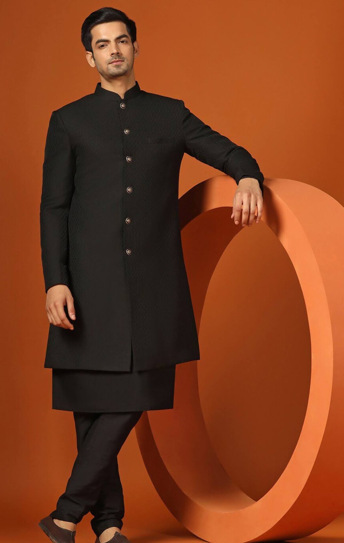 Black Sherwani
