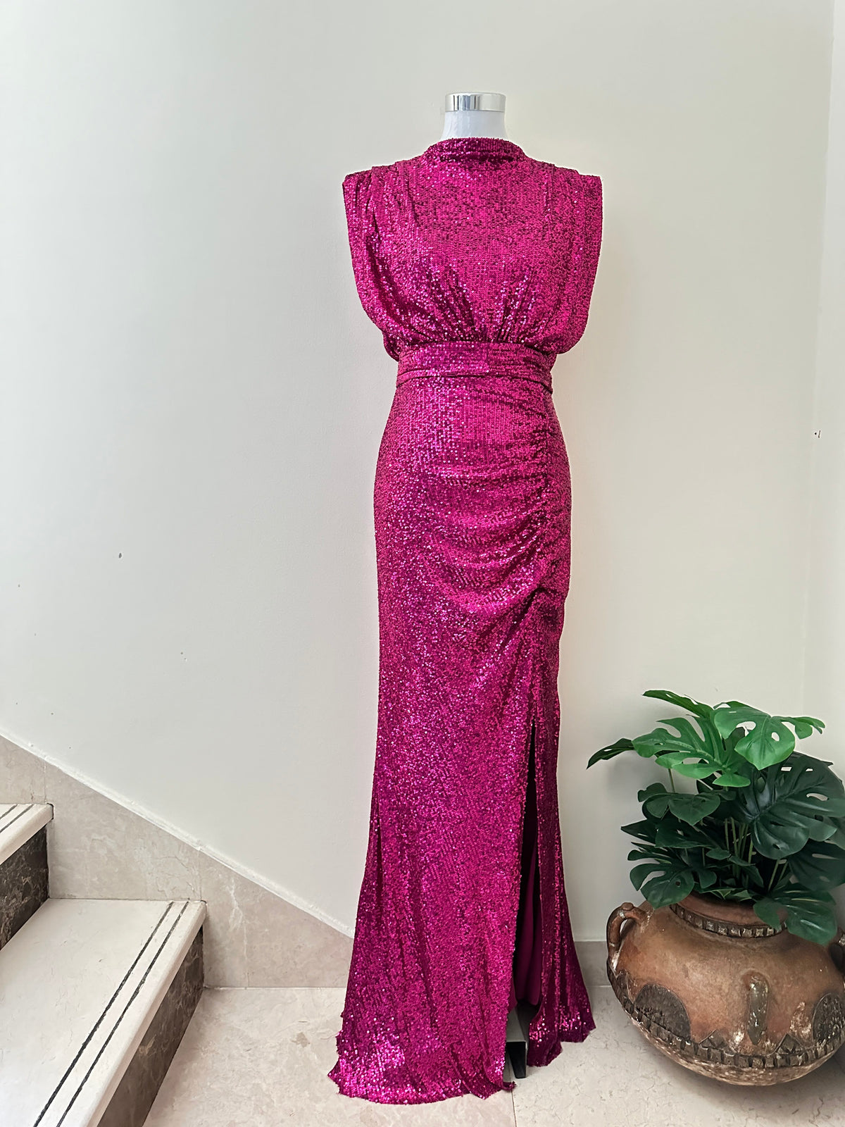 Fuchsia Bling Dress