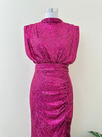 Fuchsia Bling Dress