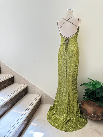 Green Sequin Dress