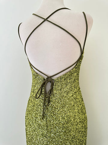Green Sequin Dress