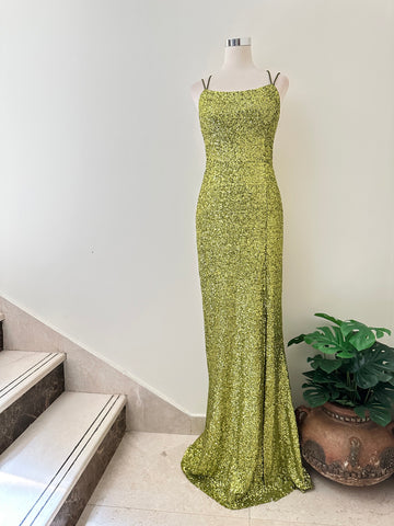 Green Sequin Dress