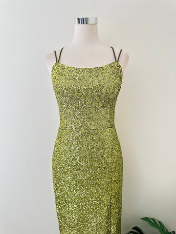 Green Sequin Dress