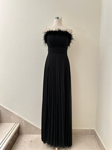 Black Fur Dress