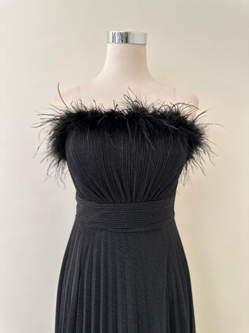 Black Fur Dress