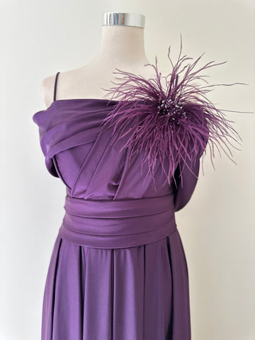 Purple Fur Dress