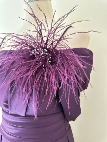 Purple Fur Dress