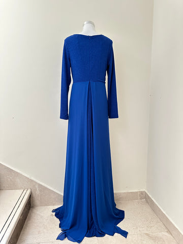 Blue Modest Dress
