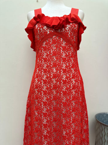 Red Lace Dress RYWNAT