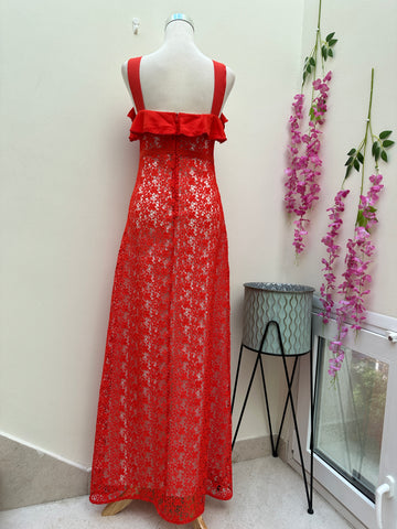 Red Lace Dress RYWNAT