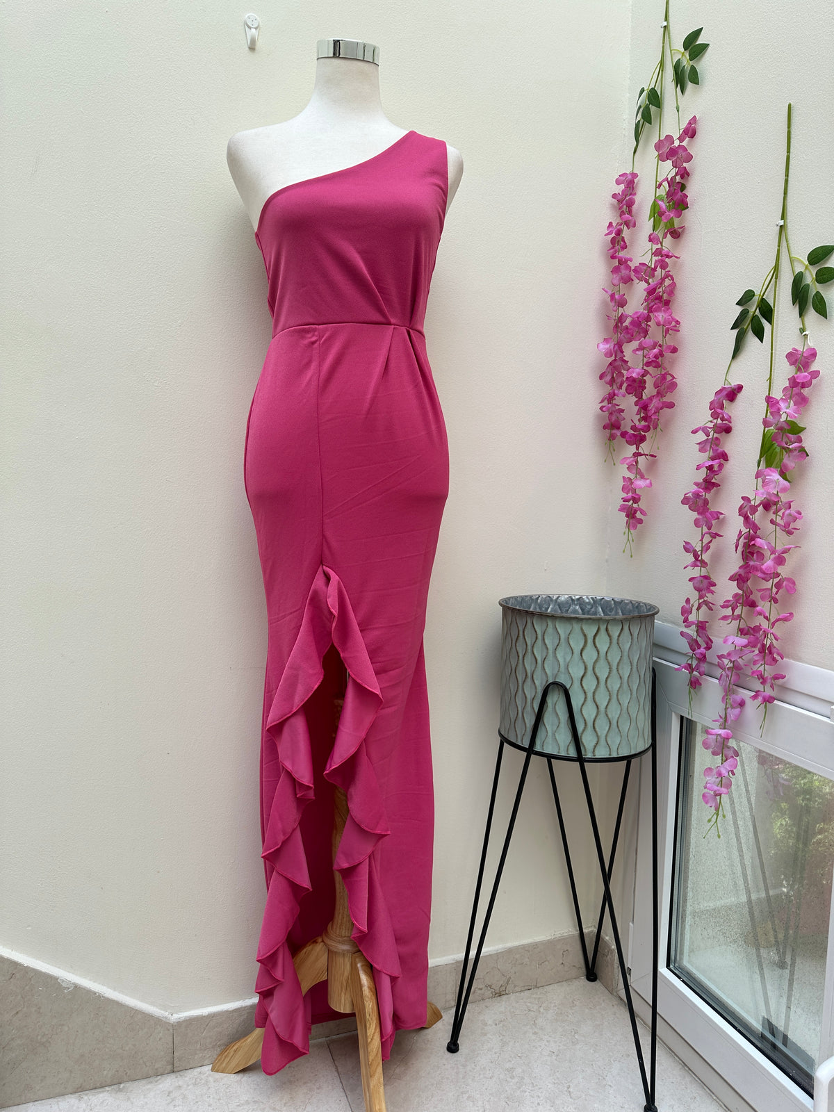 Pink Slit Dress RYWNAT