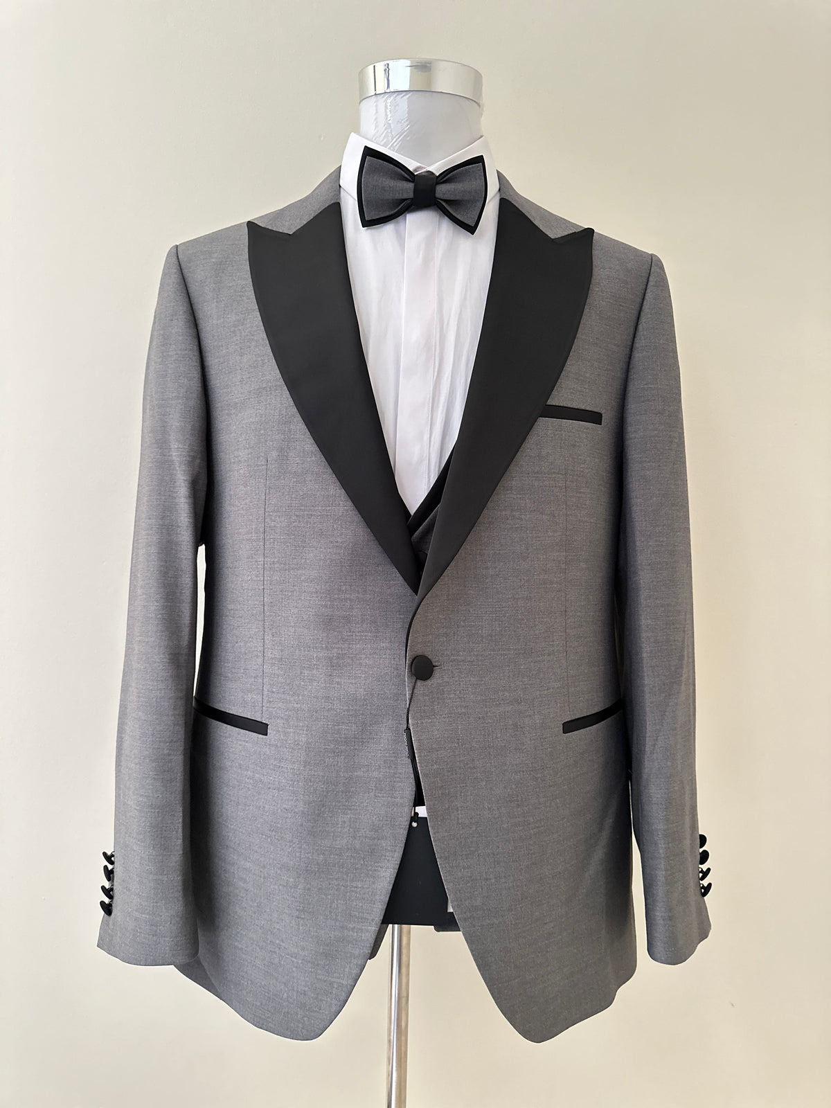Plus Size Grey Tuxedo