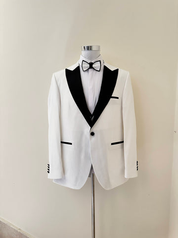 Plus Size White Tuxedo