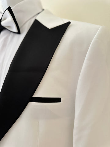 Plus Size White Tuxedo