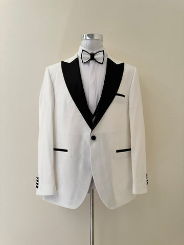 Plus Size White Tuxedo
