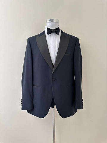 Plus Size Dark Blue Tuxedo