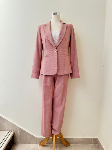 Checked Business Suit3