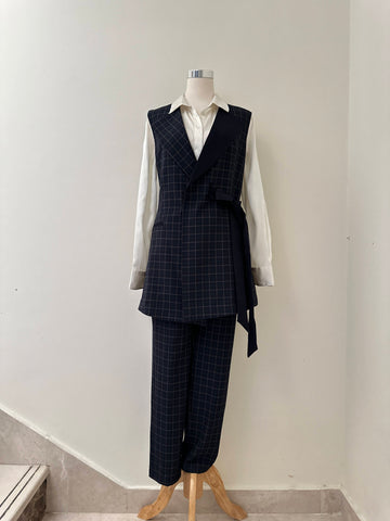 Longline Vest Suit