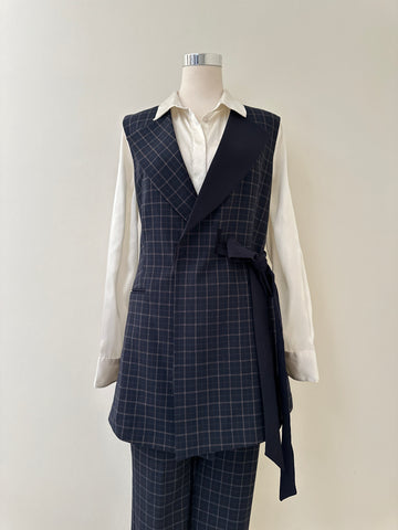 Longline Vest Suit