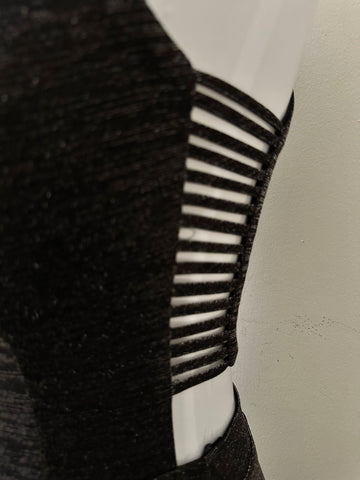 Black Metallic Dress