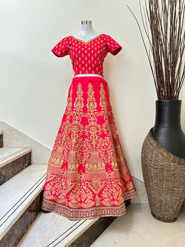 Red Lehenga RYWMAD