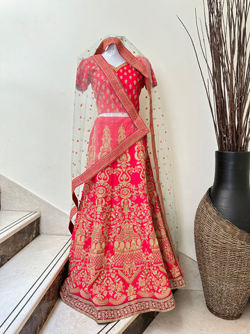 Red Lehenga RYWMAD