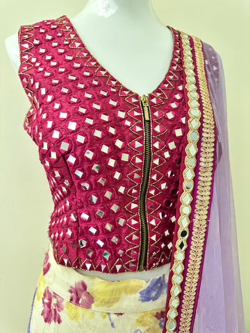 Mirrorwork Lehenga RYWKIR