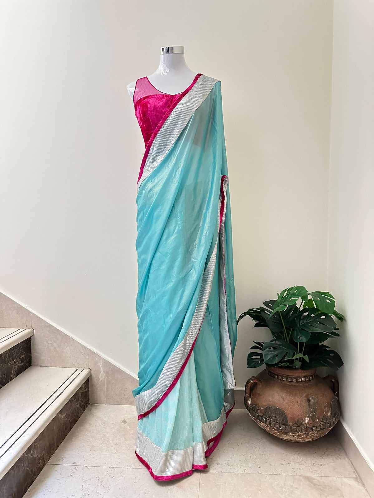 Blue Saree RYWKIR