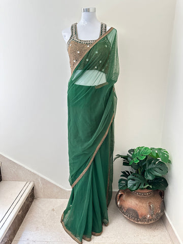 Green Saree RYWKIR