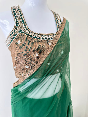 Green Saree RYWKIR