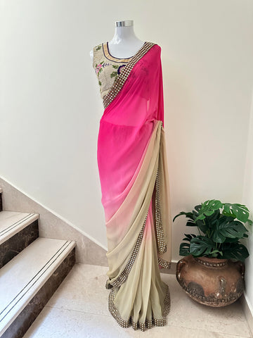 Pink Saree RYWKIR