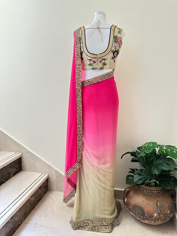 Pink Saree RYWKIR