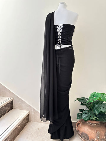 Black Saree RYWKIR