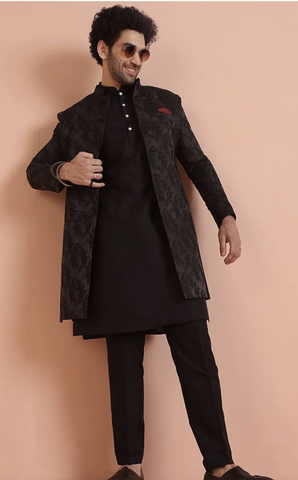 Black Sherwani