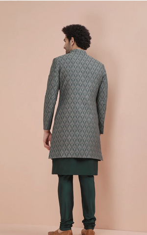Green Sherwani