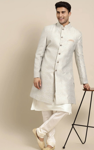 Golden Beige Sherwani