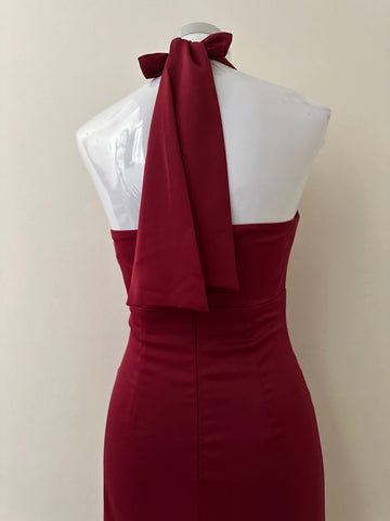 Wrap Satin Dress