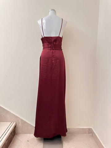 Wrap Satin Dress