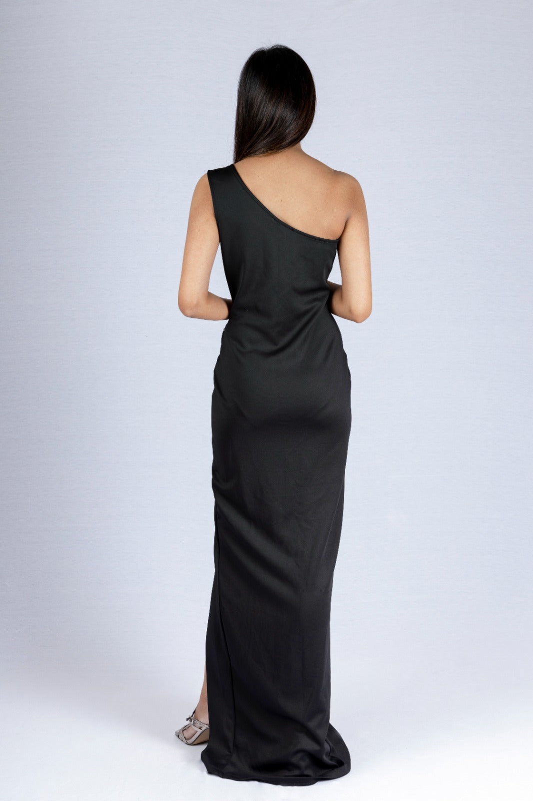 Black Slit Dress