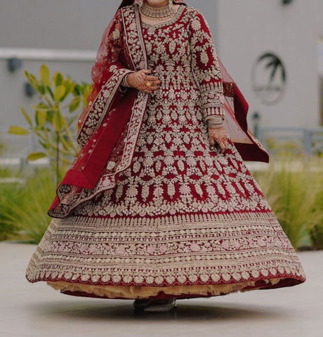 Indian Bridal Anarkali Dress RYWADN