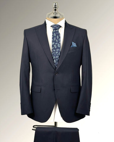 Notch Lapel Business Suit