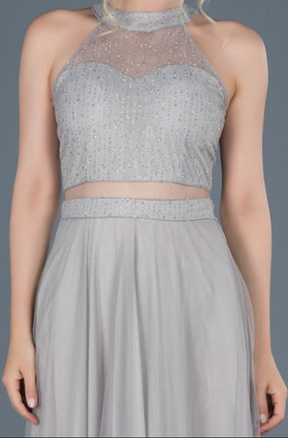 Halter Tulle Gown