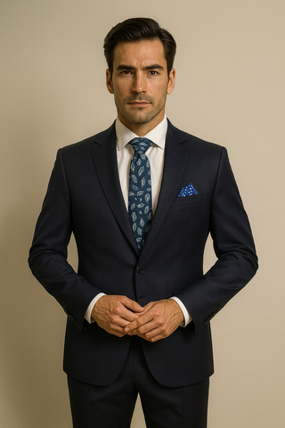 Blue Business Suit