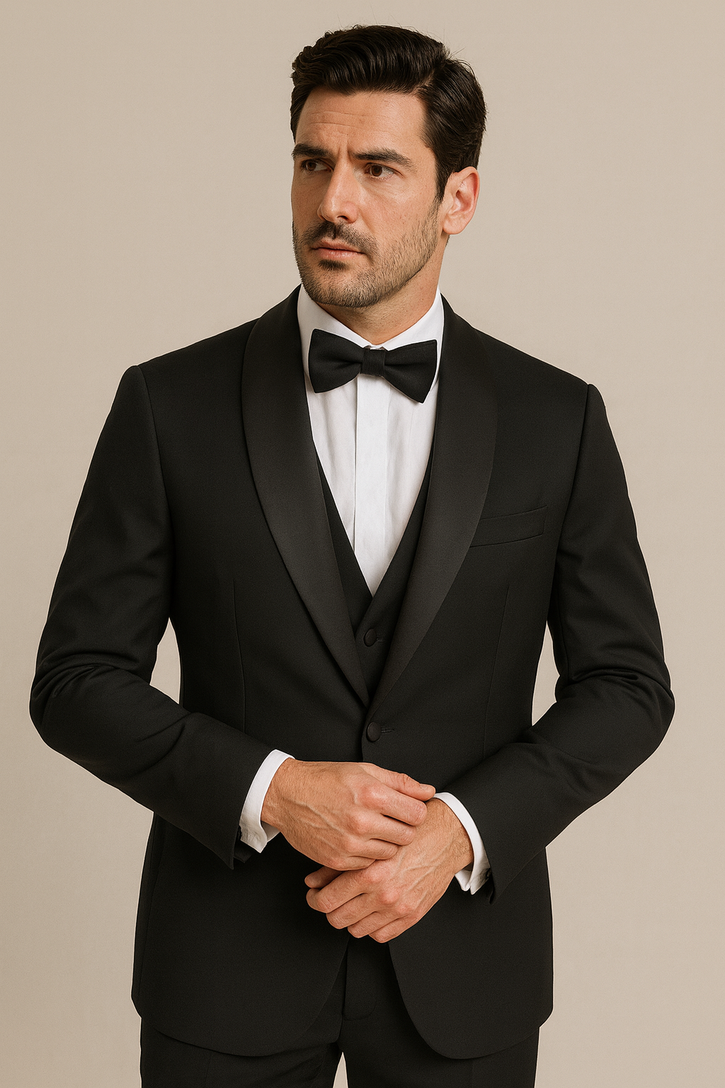 Plus Size Black Tuxedo