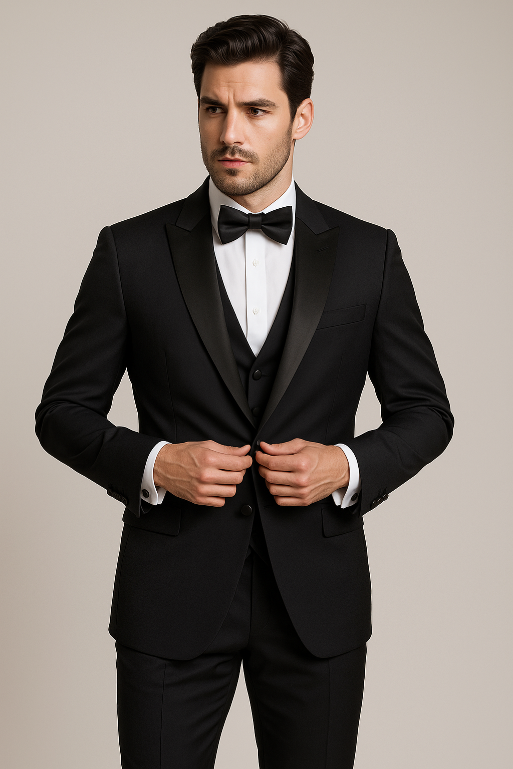 Plus Size Black Tuxedo1